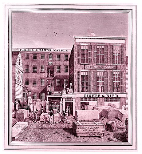 Fisher & Bird's Marble Yard, 287 Bowery, New York