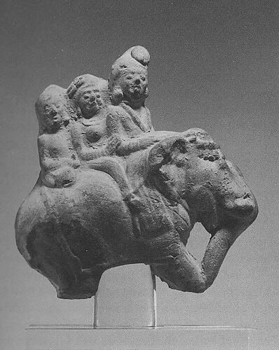 Figures Riding an Elephant