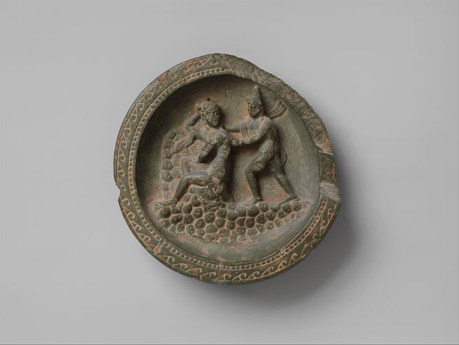 Dish with Apollo and Daphne