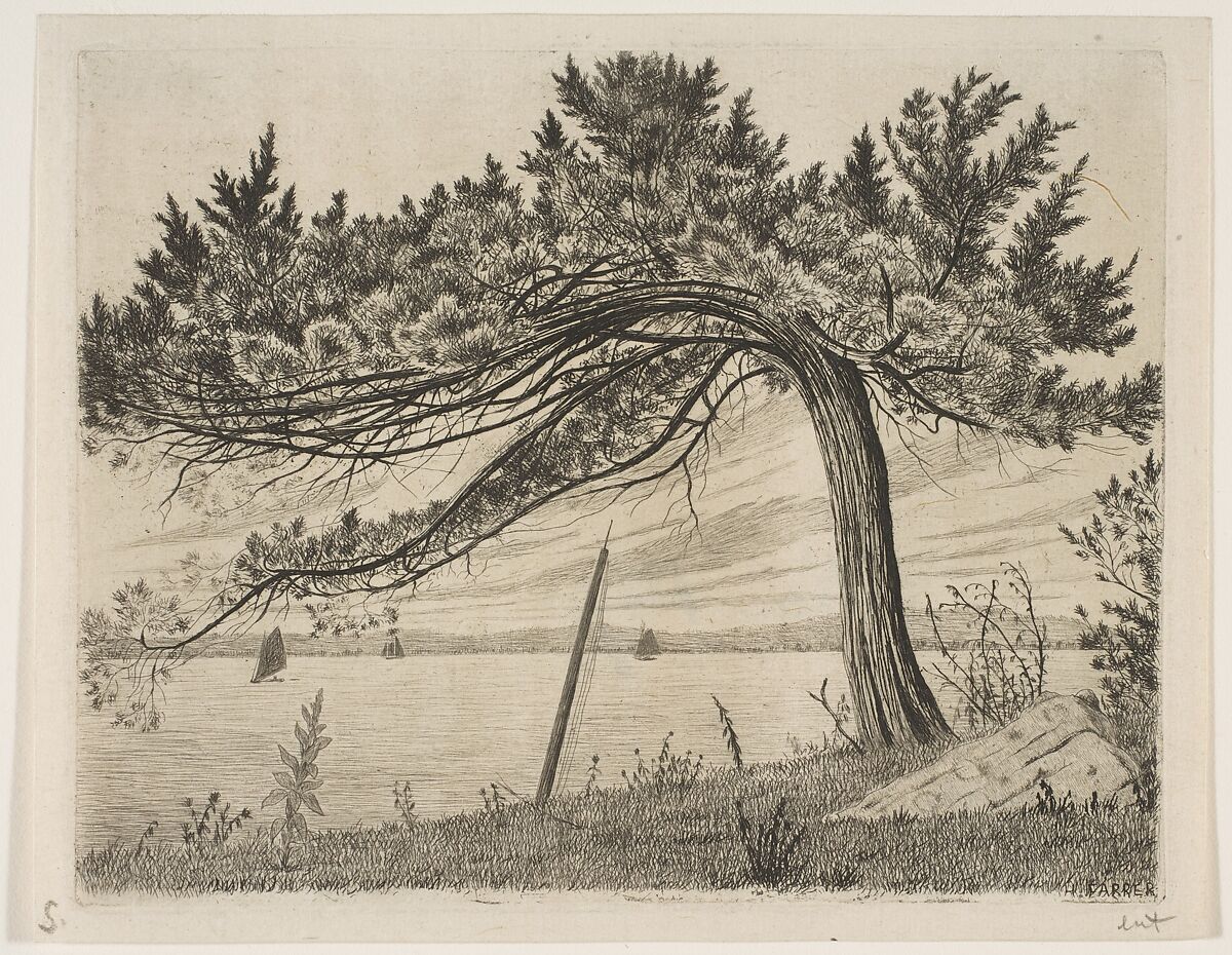 Pelham Bay, Henry Farrer (American, London 1844–1903 New York), Etching 