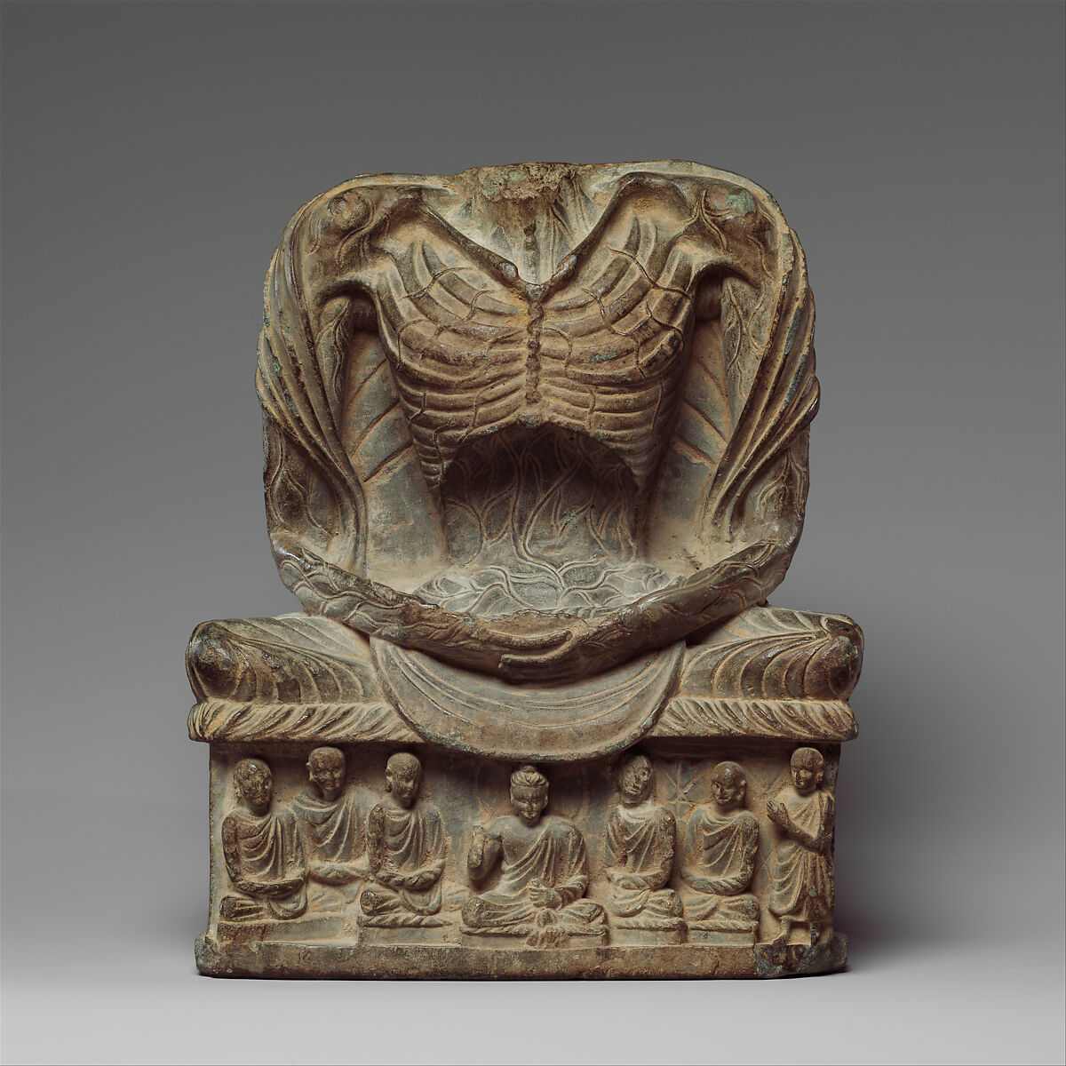 Fasting Buddha Shakyamuni, Schist, Pakistan (ancient region of Gandhara) 