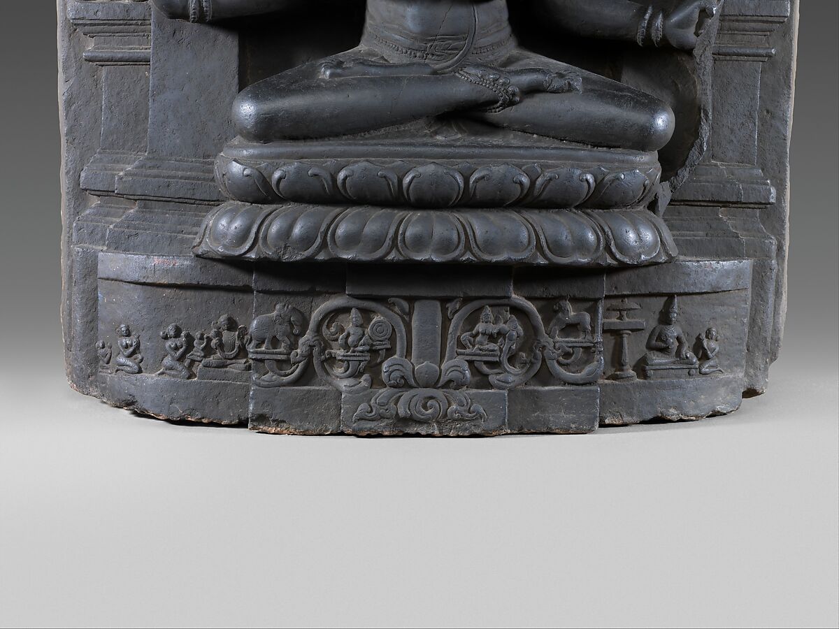 Manjuvajra Mandala, Black stone, Bangladesh or India (Bengal)