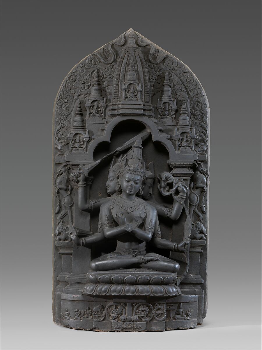 Manjuvajra Mandala, Black stone, Bangladesh or India (Bengal)