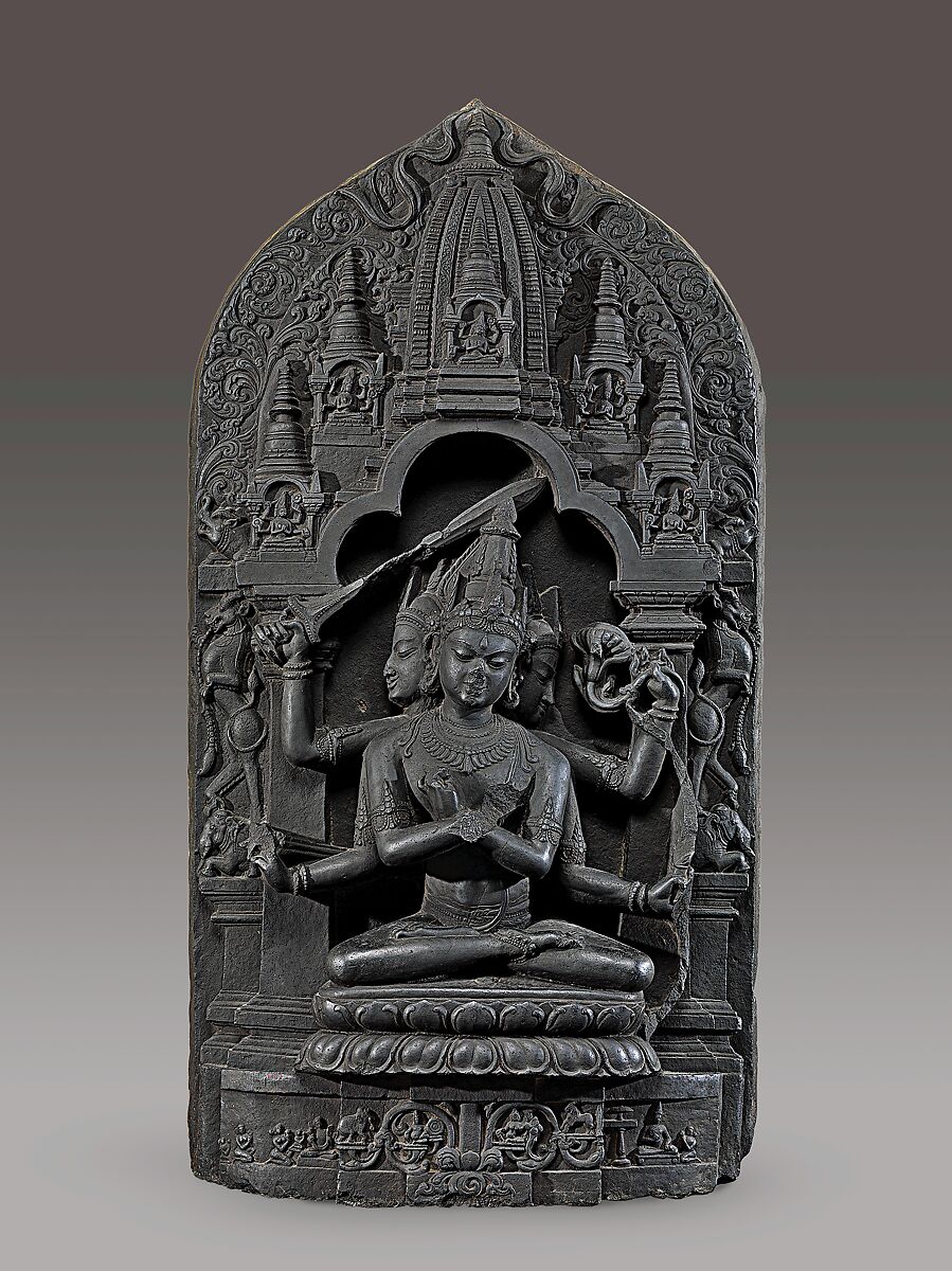 Manjuvajra Mandala, Black stone, Bangladesh or India (Bengal)