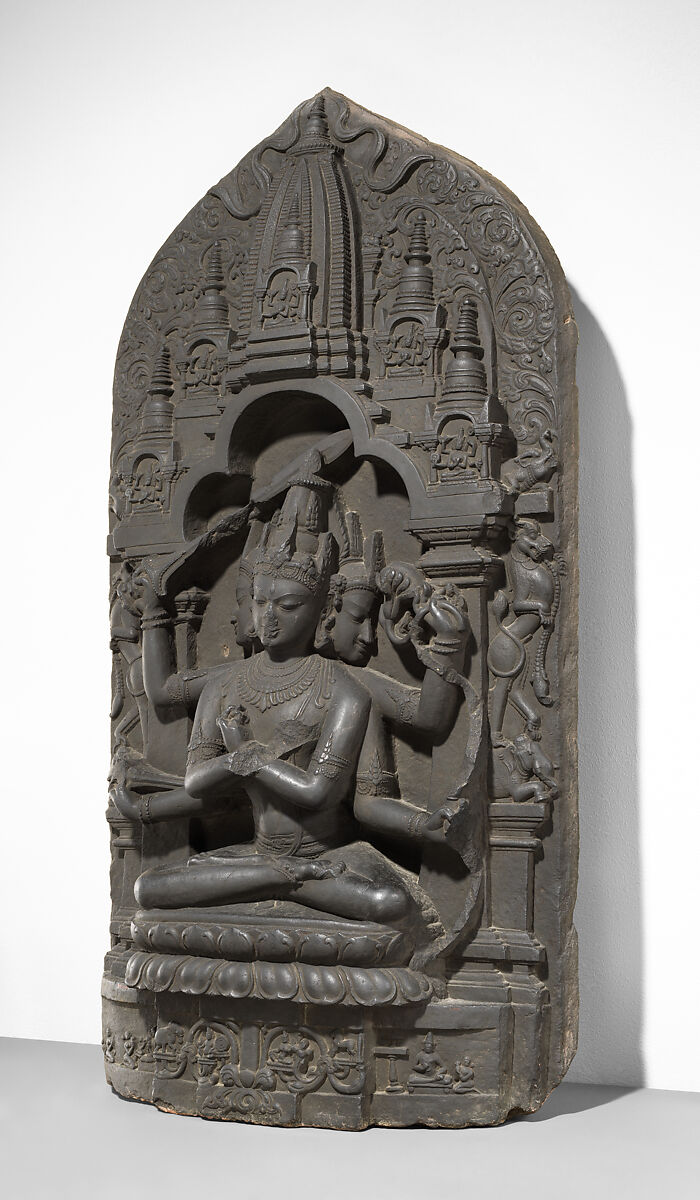 Manjuvajra Mandala, Black stone, Bangladesh or India (Bengal)
