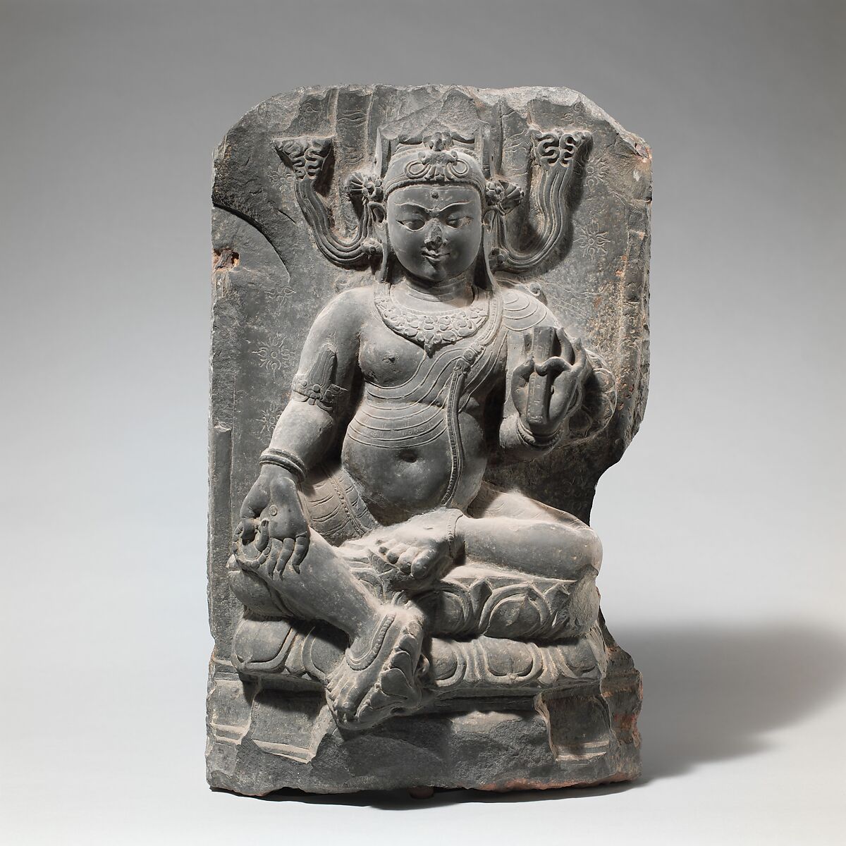 Brhaspati (The Personification of the Planet Jupiter), Stone, India (Bihar, Bengal) or Bangladesh 