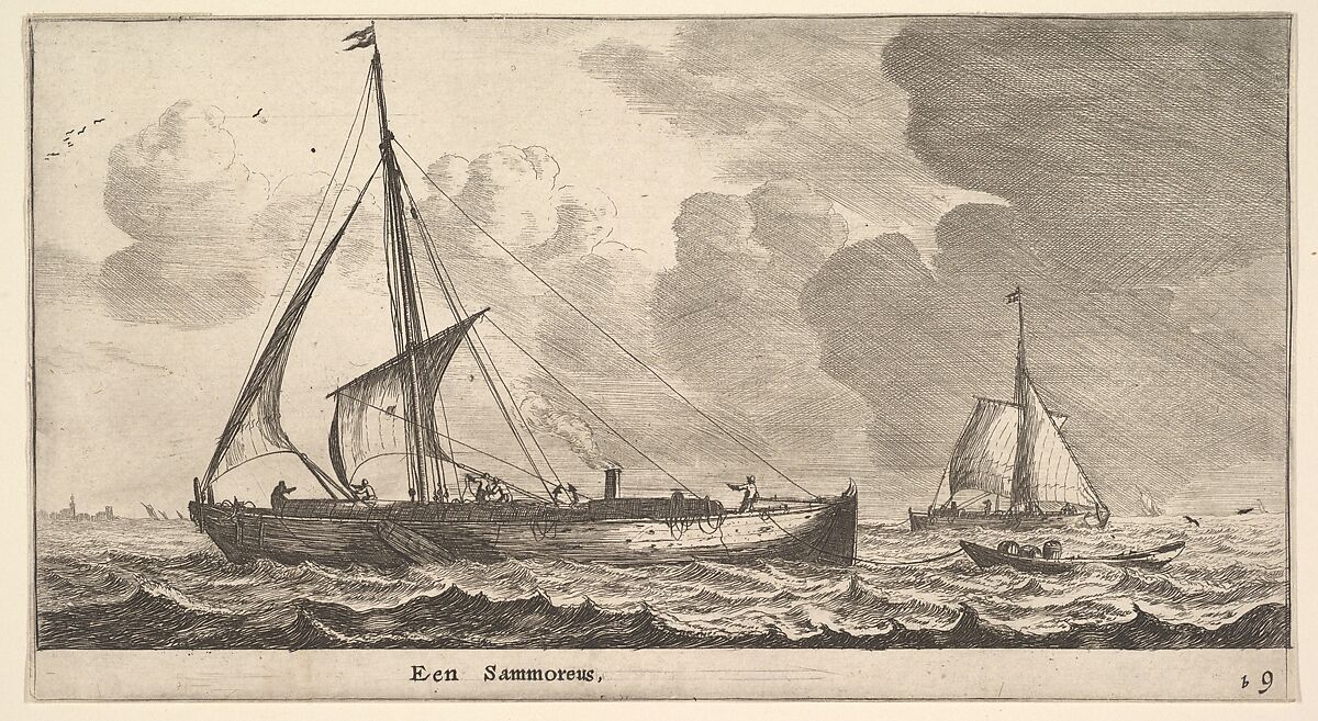 Een Samoureus, Reinier Nooms, called Zeeman (Dutch, Amsterdam ca. 1623–1664 Amsterdam), Etching; second state 