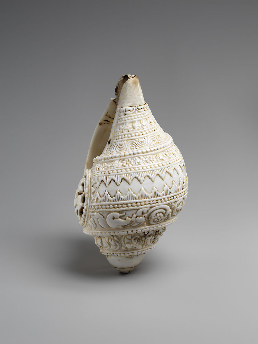 Carved Conch, Shell, India