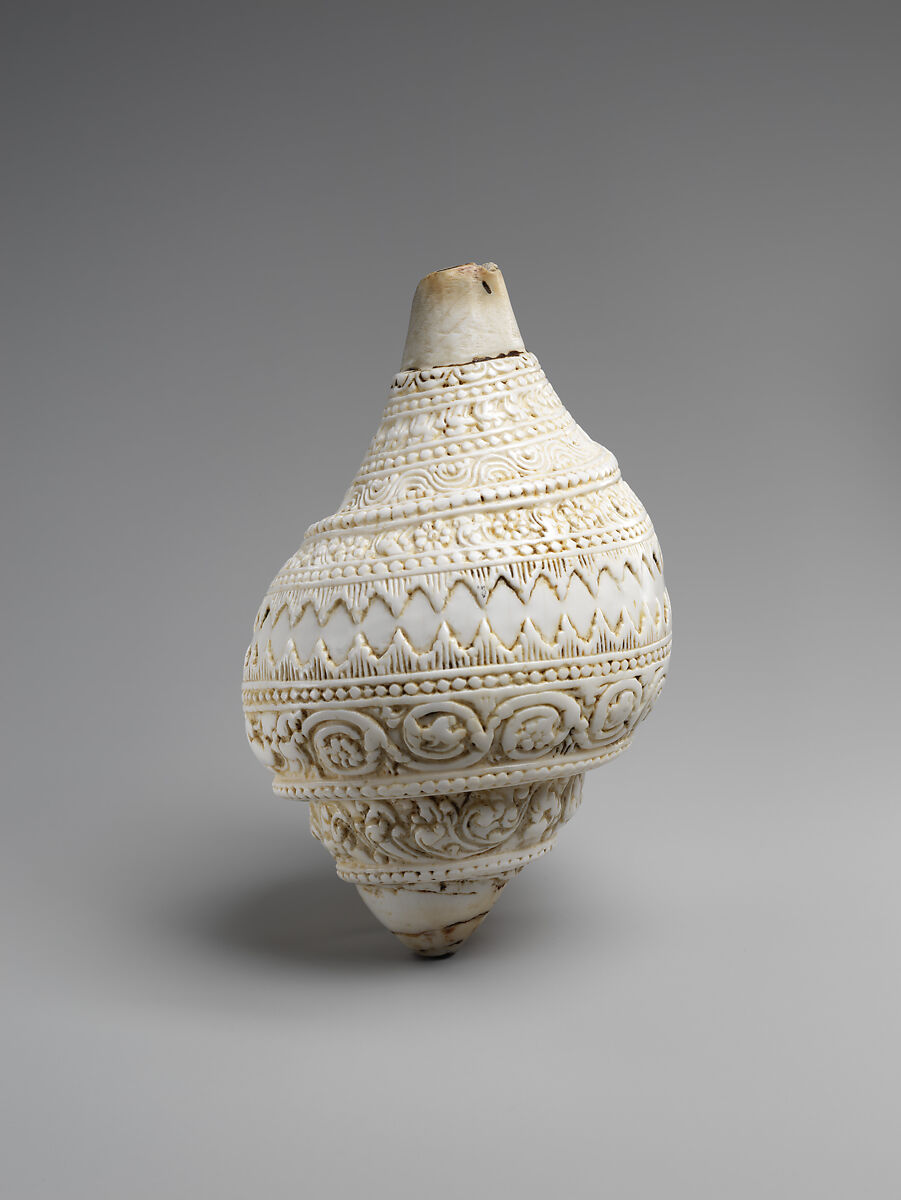 Carved Conch, Shell, India