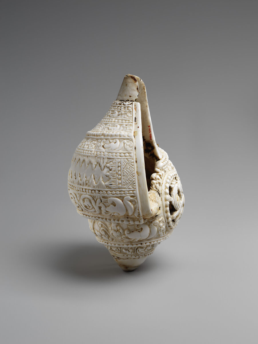 Carved Conch, Shell, India
