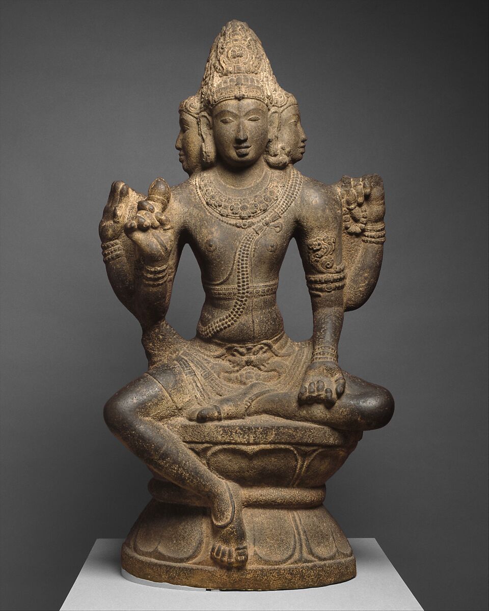 Shiva as Mahesha, Granite, India (Tamil Nadu)