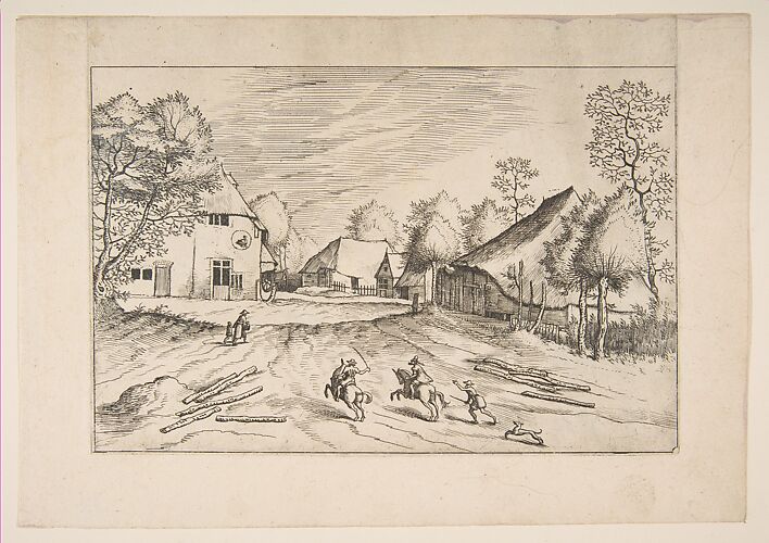 The Swan's Inn with Farms from the series The Small Landscapes