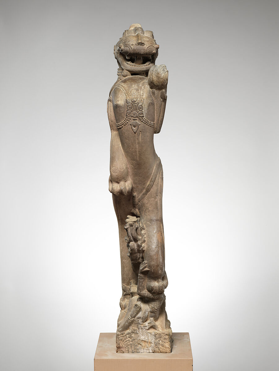 Rearing Lion (Vyala), Stone, India