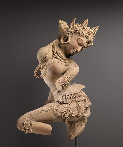 Celestial dancer (Devata), Sandstone, Central India, Madhya Pradesh 