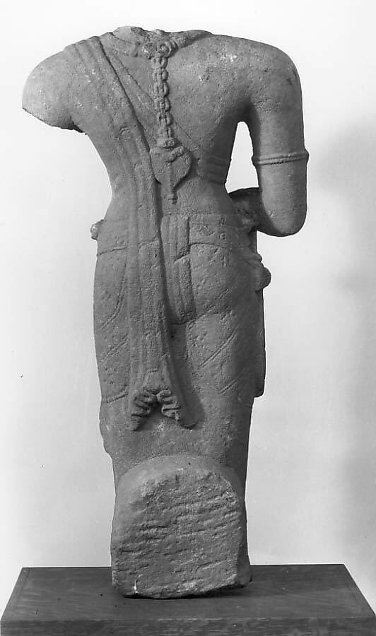 Torso of a Hindu Deity, Stone, India