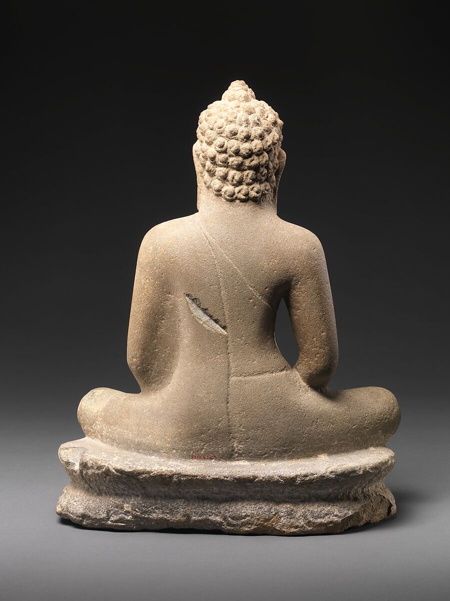 Seated Buddha, Sandstone, Vietnam