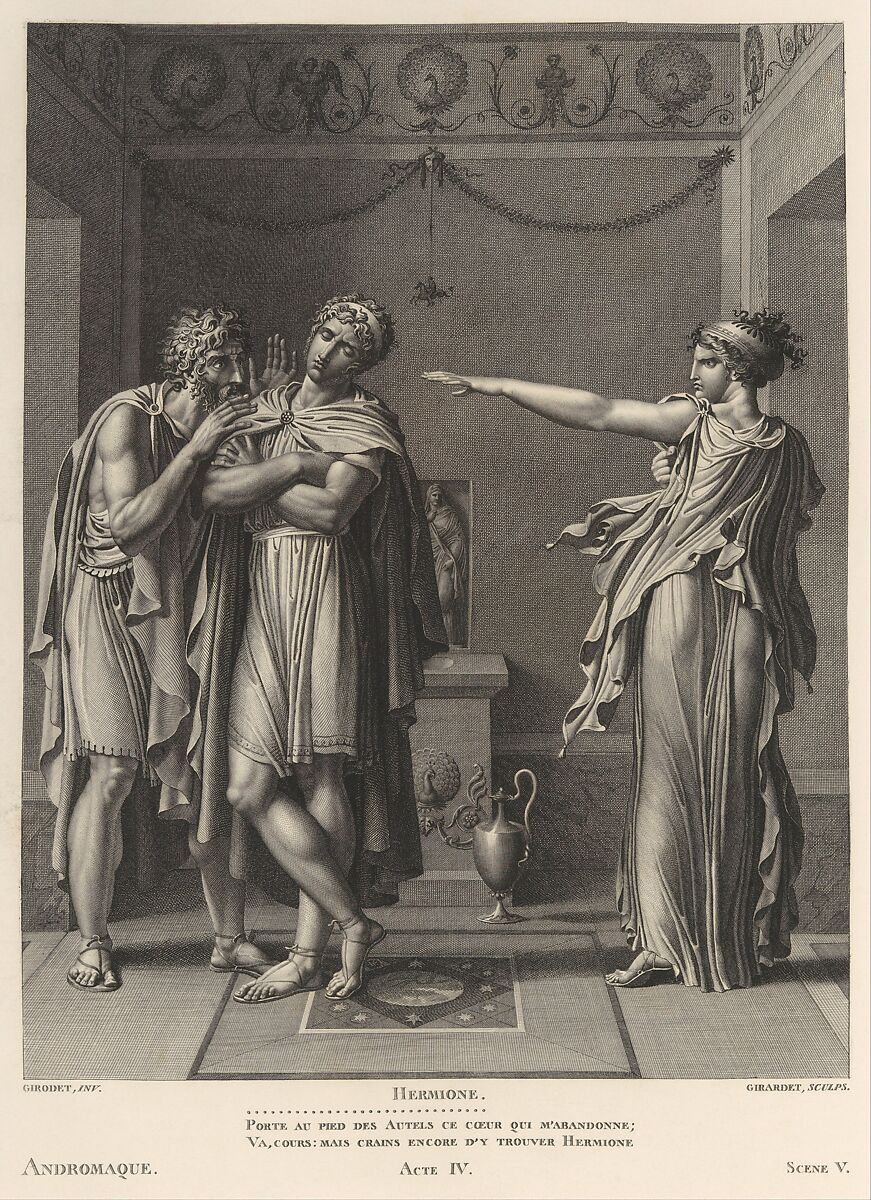 Oeuvres de Jean Racine, Jean Racine (French, baptized 1639–1699 Paris), Printed book with engraved illustrations