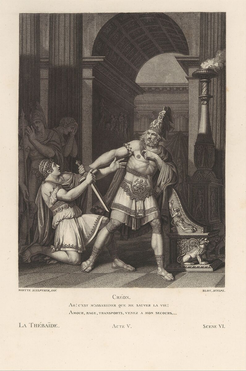 Oeuvres de Jean Racine, Jean Racine (French, baptized 1639–1699 Paris), Printed book with engraved illustrations