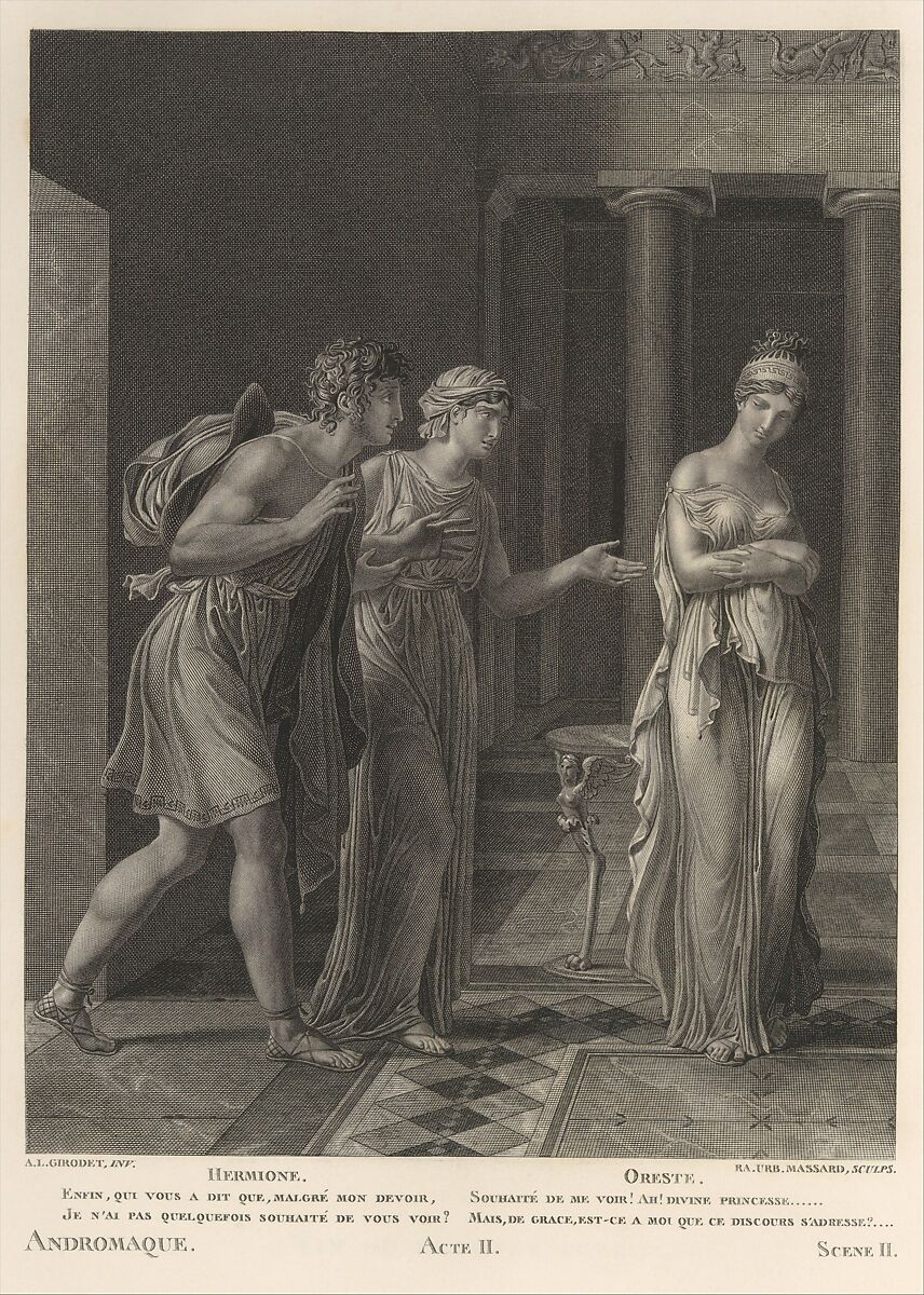 Oeuvres de Jean Racine, Jean Racine (French, baptized 1639–1699 Paris), Printed book with engraved illustrations