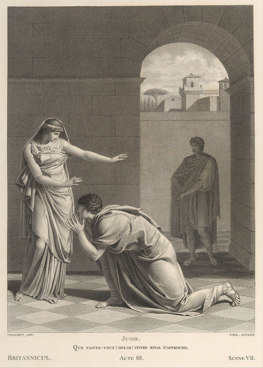 Oeuvres de Jean Racine, Jean Racine (French, baptized 1639–1699 Paris), Printed book with engraved illustrations