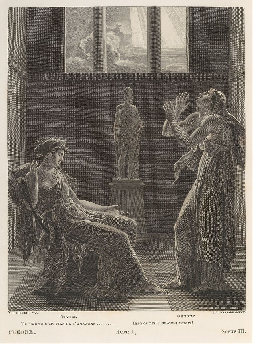 Oeuvres de Jean Racine, Jean Racine (French, baptized 1639–1699 Paris), Printed book with engraved illustrations