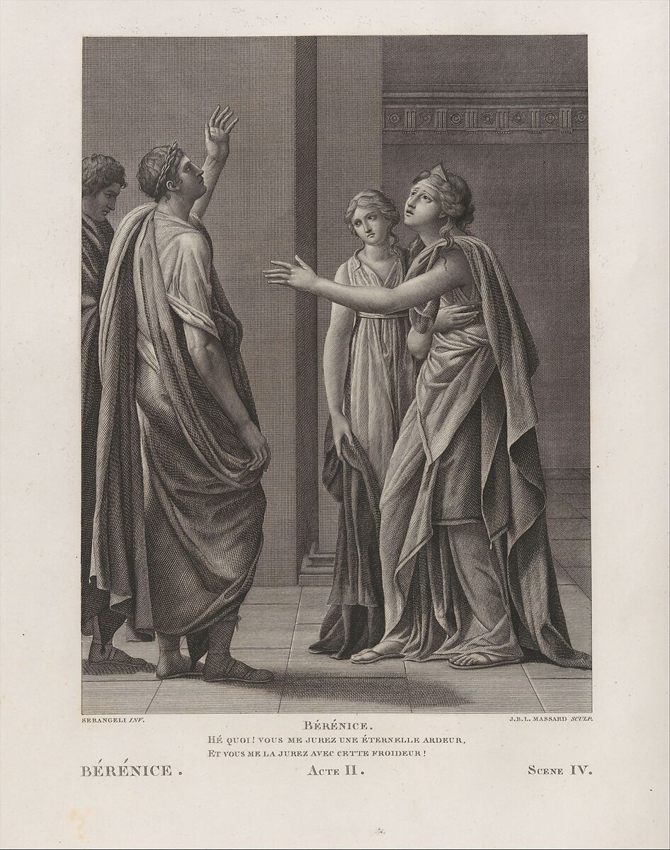 Oeuvres de Jean Racine, Jean Racine (French, baptized 1639–1699 Paris), Printed book with engraved illustrations