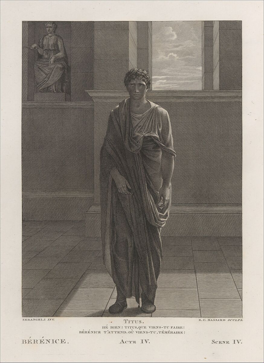 Oeuvres de Jean Racine, Jean Racine (French, baptized 1639–1699 Paris), Printed book with engraved illustrations