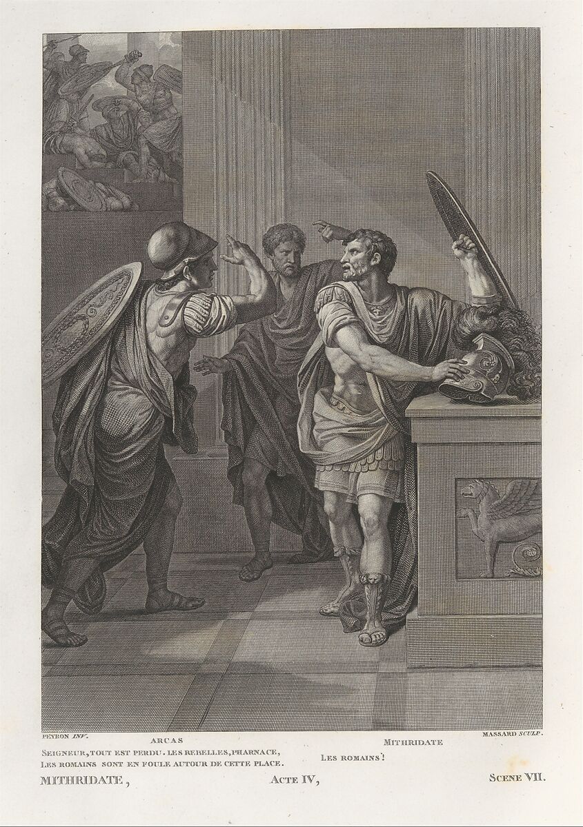 Oeuvres de Jean Racine, Jean Racine (French, baptized 1639–1699 Paris), Printed book with engraved illustrations