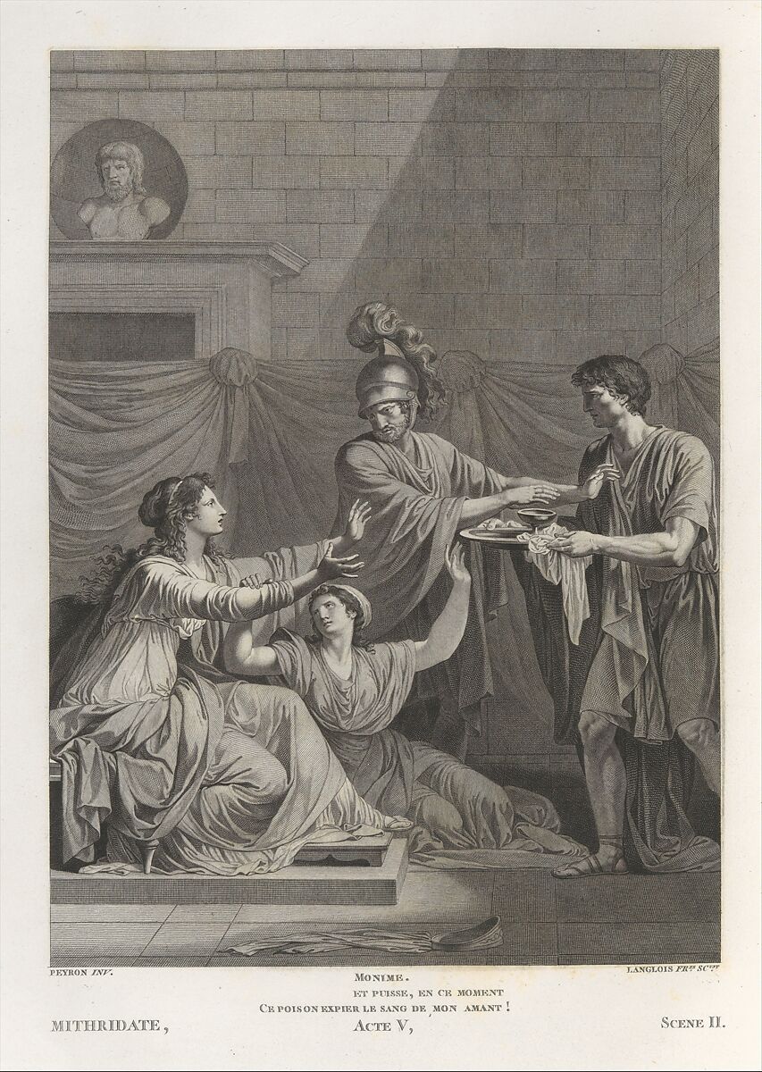 Oeuvres de Jean Racine, Jean Racine (French, baptized 1639–1699 Paris), Printed book with engraved illustrations