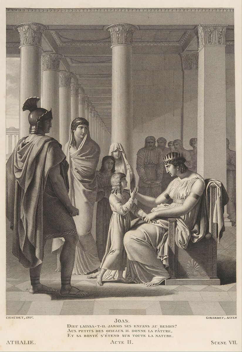 Oeuvres de Jean Racine, Jean Racine (French, baptized 1639–1699 Paris), Printed book with engraved illustrations