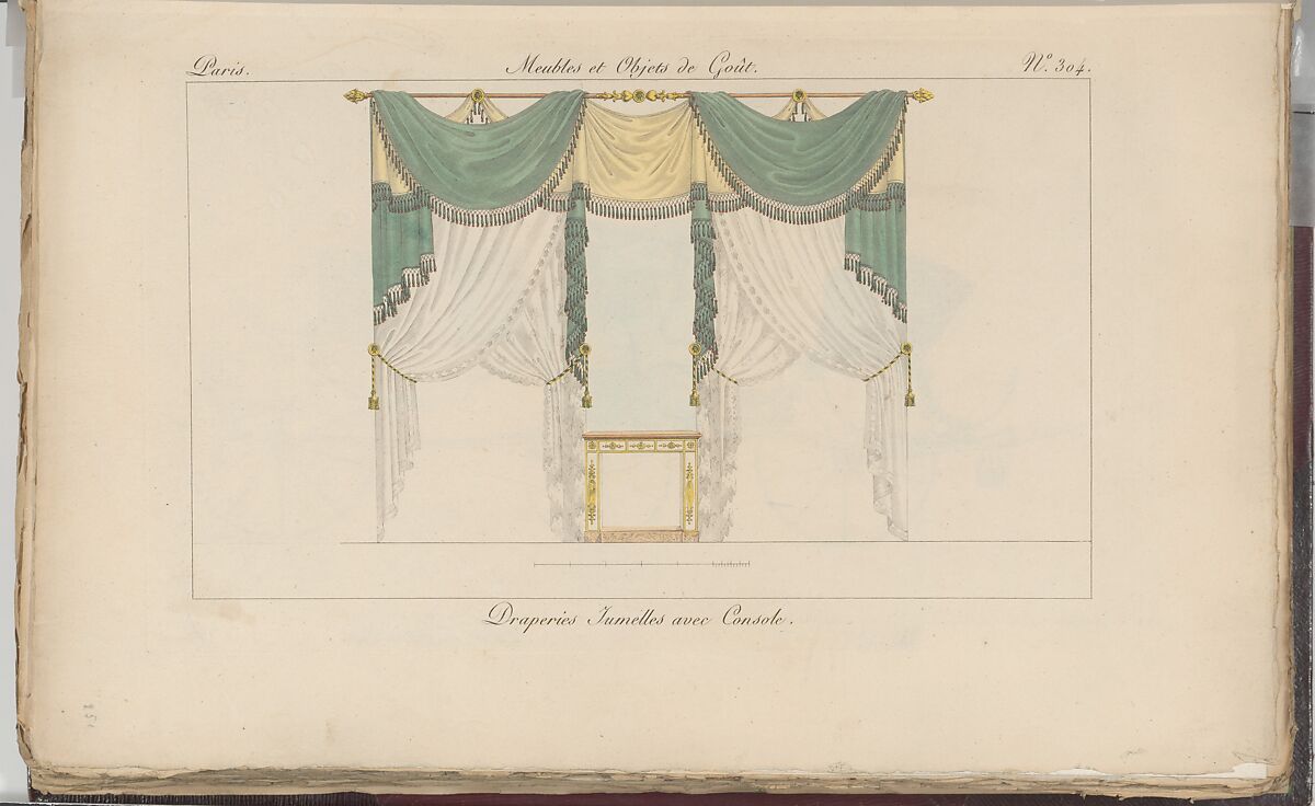Collection de Meubles et Objets de Goût, vol. 2, Edited by Pierre de La Mésangère (French, Pontigné 1761–1831 Paris), Hand-colored engraving
