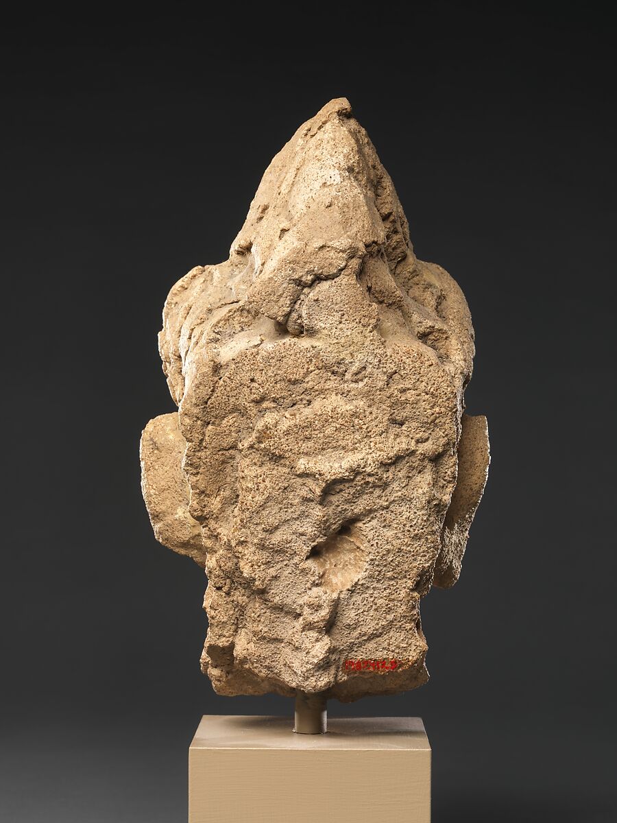 Head of Buddha, Stucco, Thailand (Ratchaburi Province)