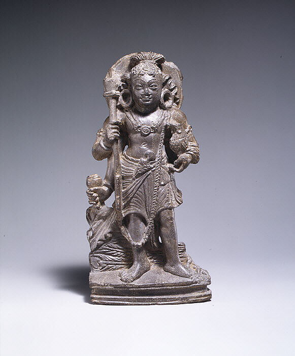 Karttikeya, the God of War, Stone, Pakistan (ancient region of Gandhara) 