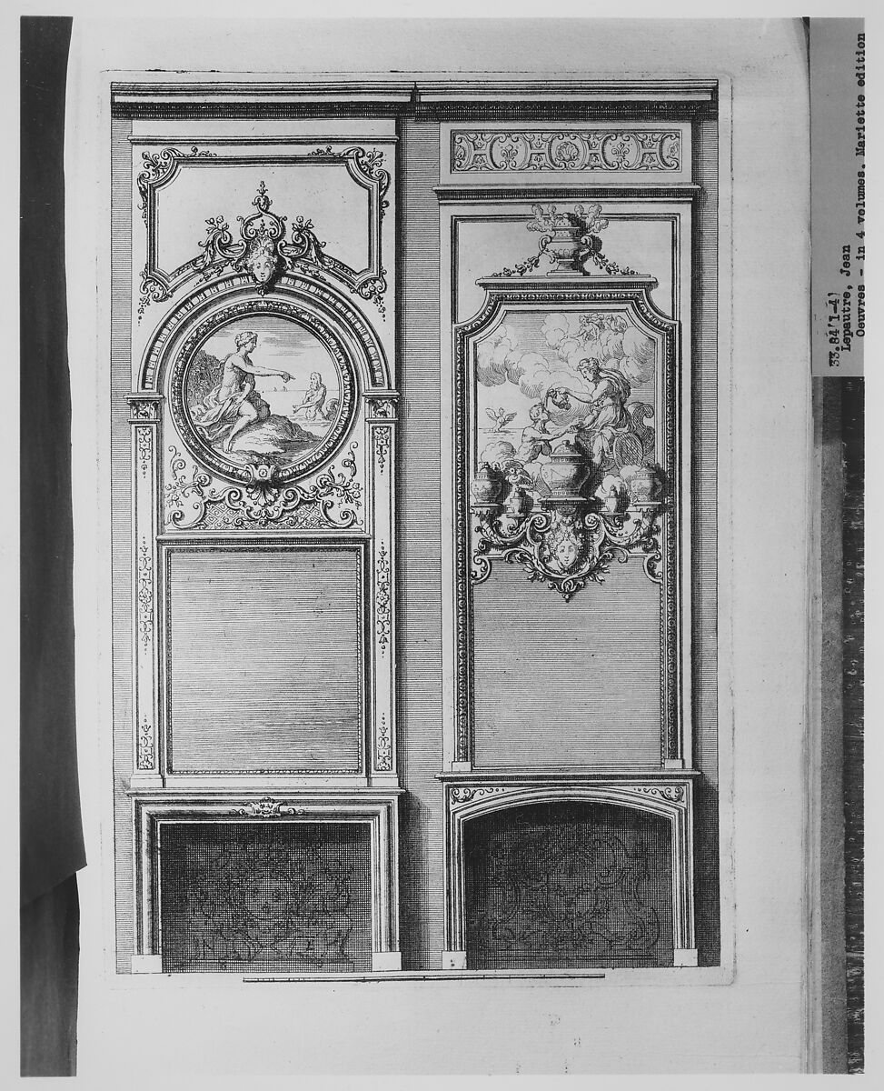 Oeuvres, Vol. I, Jean Le Pautre (French, Paris 1618–1682 Paris), Etching
