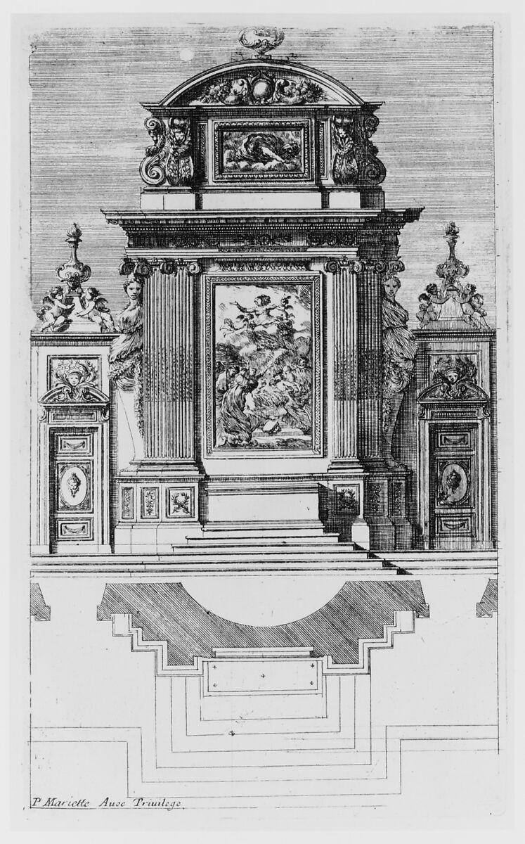 Oeuvres, Vol. I, Jean Le Pautre (French, Paris 1618–1682 Paris), Etching