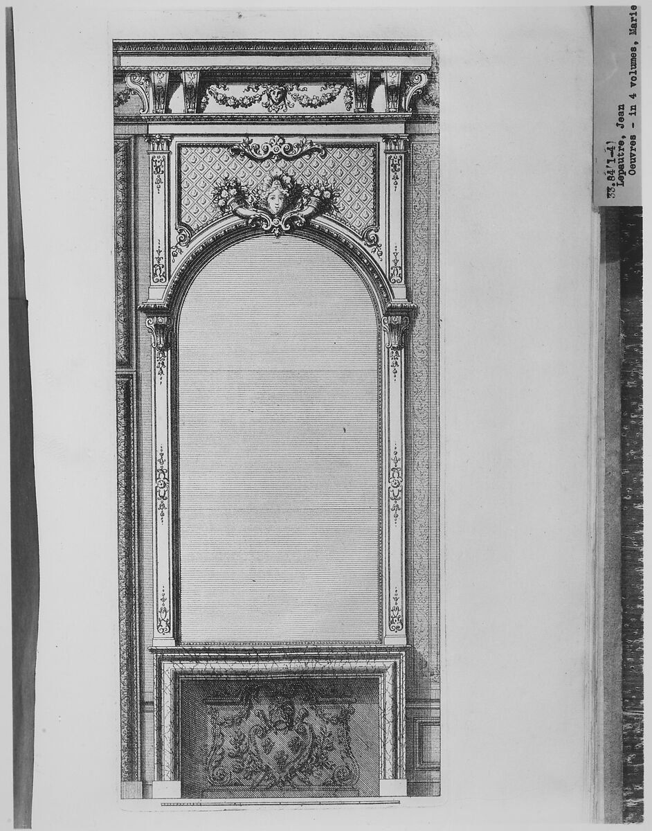 Oeuvres, Vol. I, Jean Le Pautre (French, Paris 1618–1682 Paris), Etching