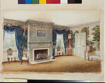 Room from Haverhill, Massachusetts, John Floyd Yewell  American, Watercolor