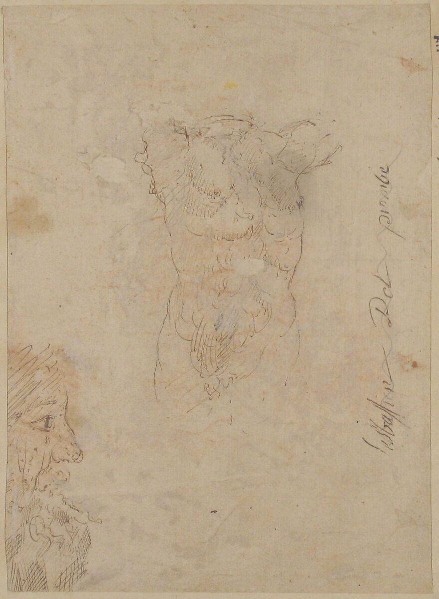 The Flagellation of Christ, Bernardo Cavallino (Italian, Naples 1616–1656 Naples), Red chalk