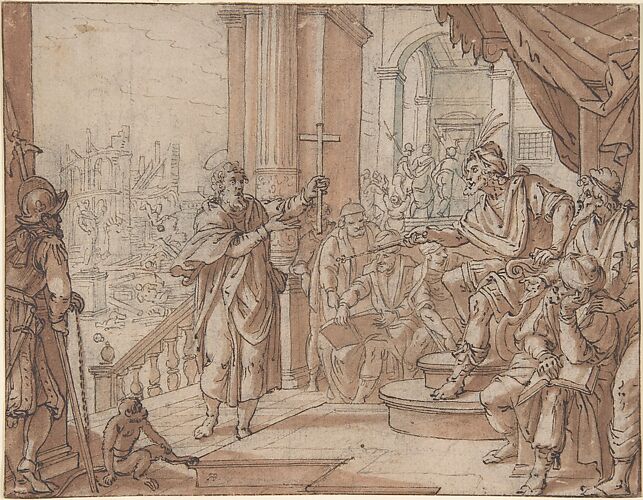 Saint John the Baptist Appearing Before Herod