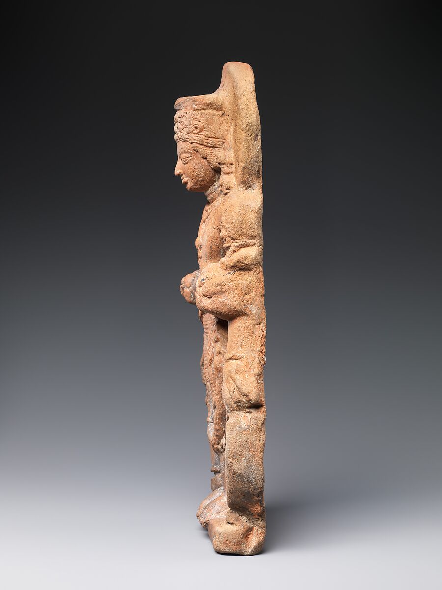 Standing Four-Armed Vishnu, Terracotta, India (Uttar Pradesh)