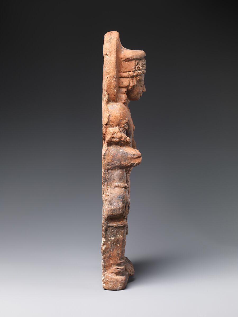 Standing Four-Armed Vishnu, Terracotta, India (Uttar Pradesh)
