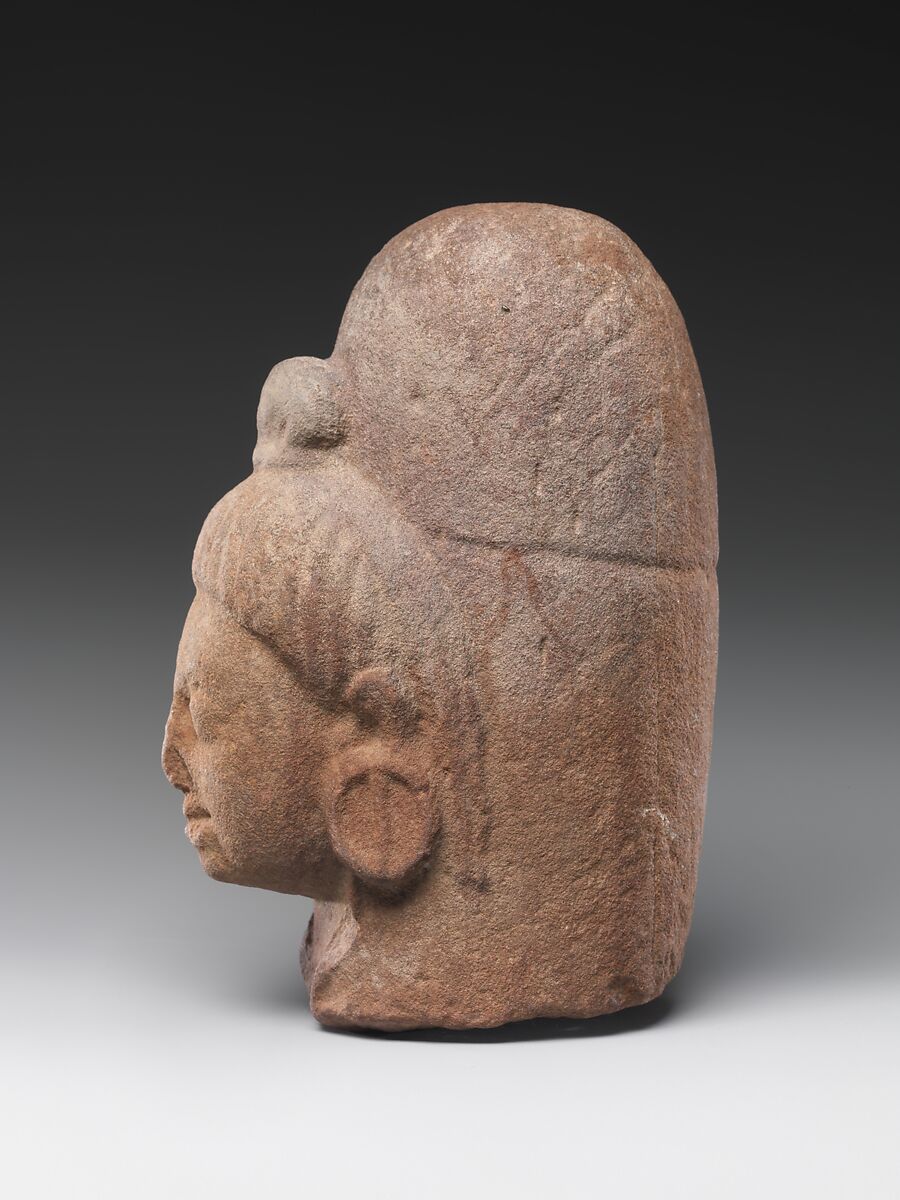 Linga with Face of Shiva (Ekamukhalinga), Sandstone, India (Madhya Pradesh)