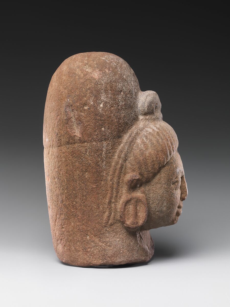 Linga with Face of Shiva (Ekamukhalinga), Sandstone, India (Madhya Pradesh)