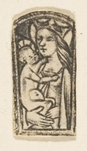 Virgin and Child, Anonymous, German, 15th century, Niello 