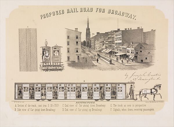 Proposed Rail Road for Broadway