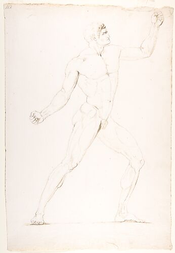 Study of a Nude Man in Profile turned to the Right