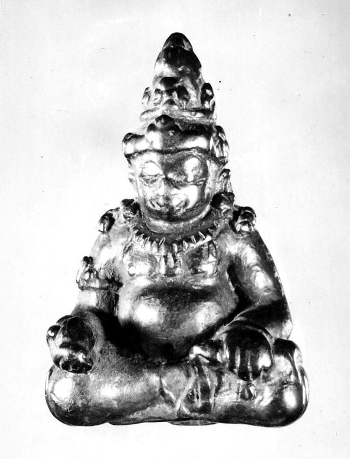 Figure of Kuvera, Silver, Indonesia 