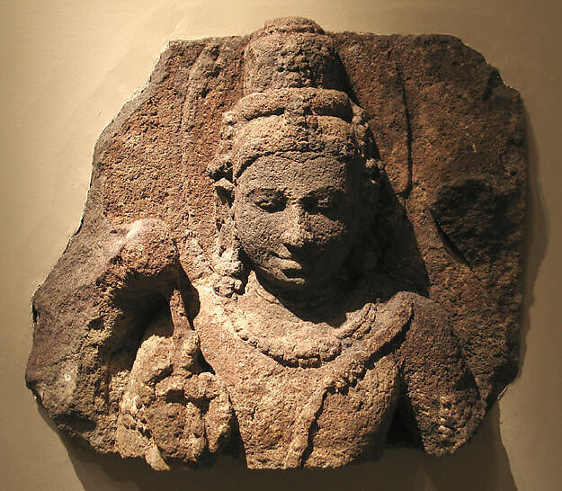 Torso of a Bodhisattva, Andesite, Indonesia (Java) 