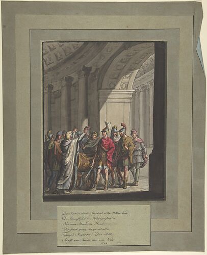 Allegory of Victory of Russians over Napoleon's Army, from a poem by Cremes