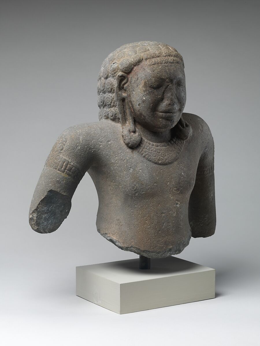 Yaksha, possibly Kubera, Sandstone, Vietnam